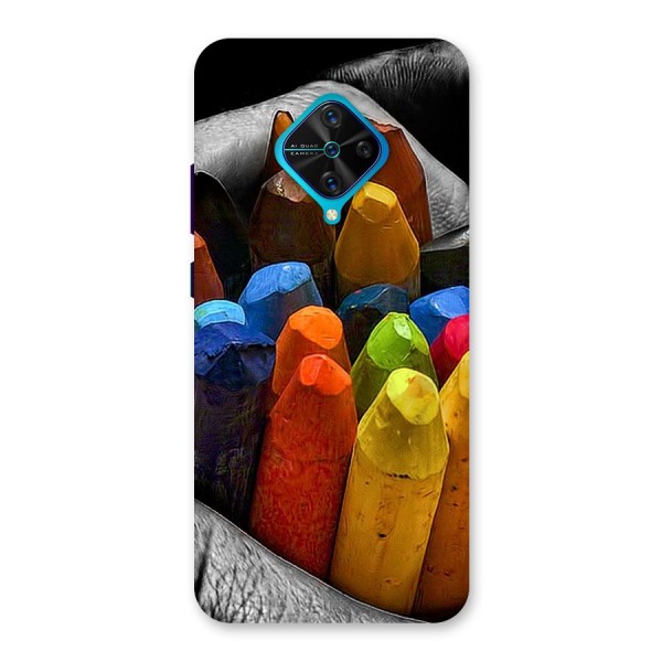 Crayons Beautiful Back Case for Vivo S1 Pro