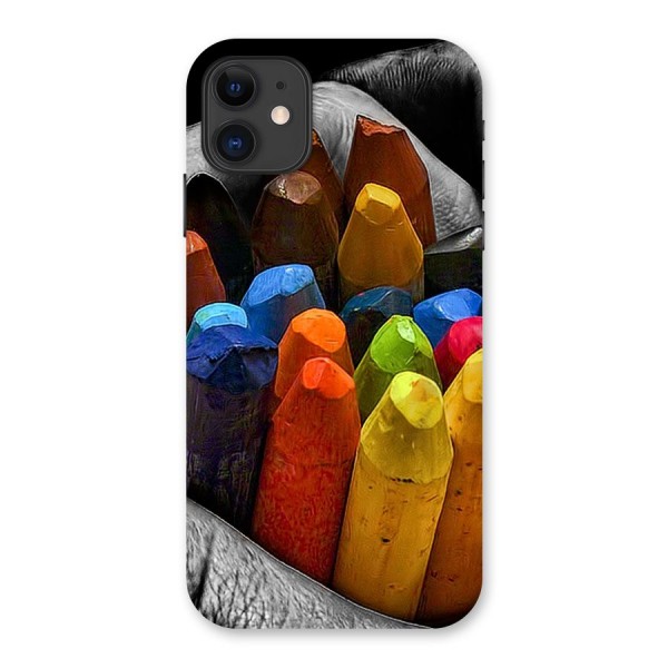 Crayons Beautiful Back Case for iPhone 11