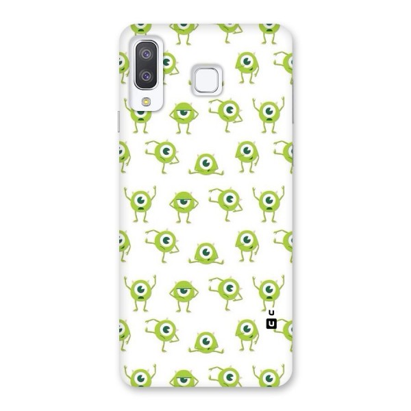 Crazy Green Maniac Back Case for Galaxy A8 Star