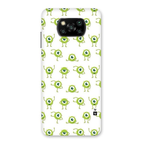 Crazy Green Maniac Back Case for Poco X3