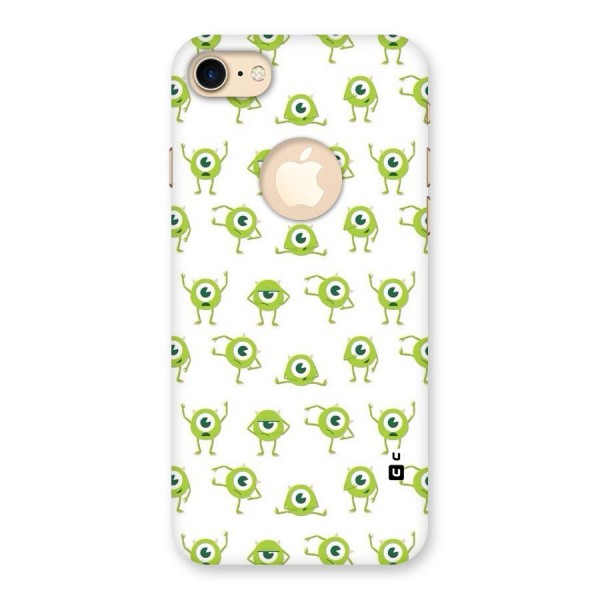 Crazy Green Maniac Back Case for iPhone 7 Logo Cut