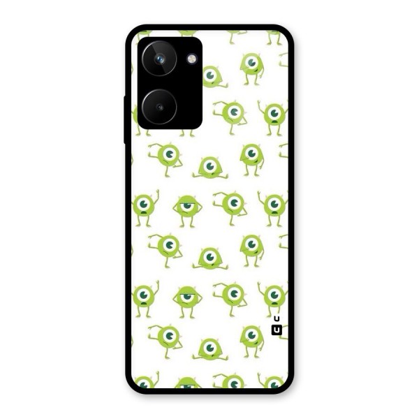 Crazy Green Maniac Glass Back Case for Realme 10