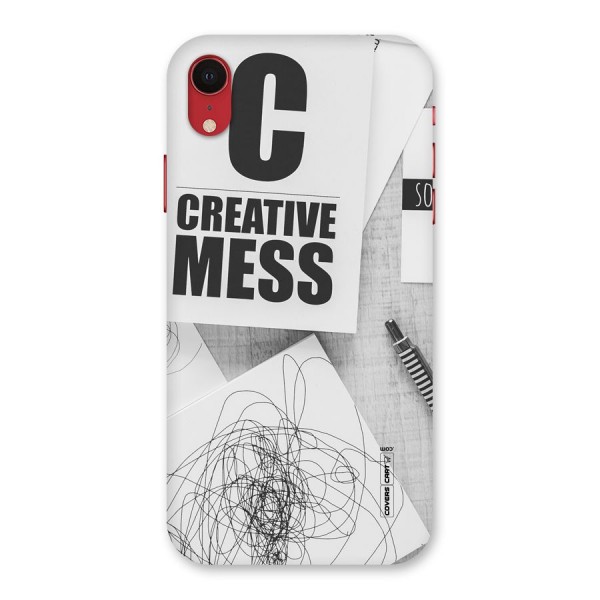 Creative Mess Back Case for iPhone XR