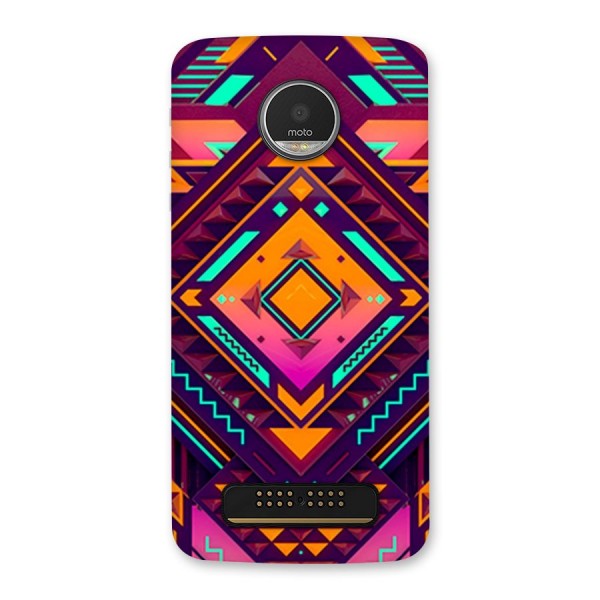 Creative Rhombus Back Case for Moto Z Play