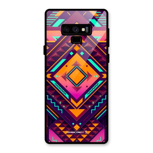 Creative Rhombus Glass Back Case for Galaxy Note 9