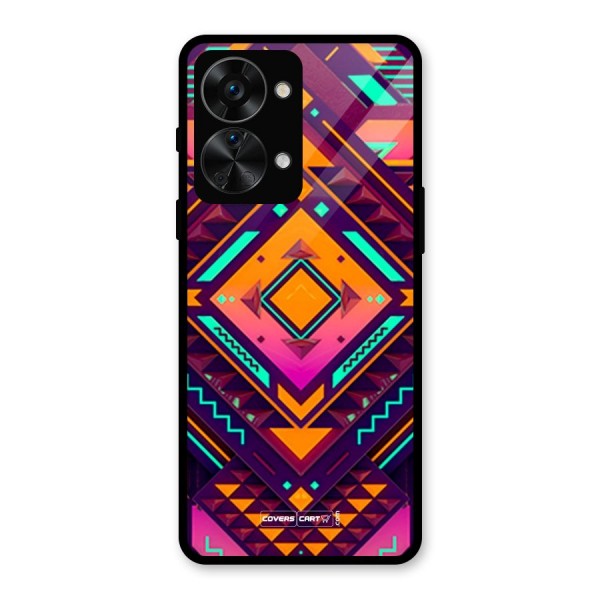 Creative Rhombus Glass Back Case for OnePlus Nord 2T