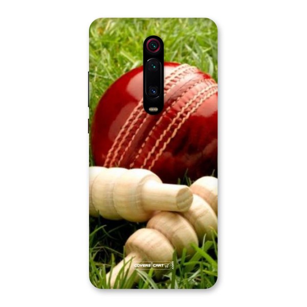 Cricket Ball and Stumps Back Case for Redmi K20 Pro