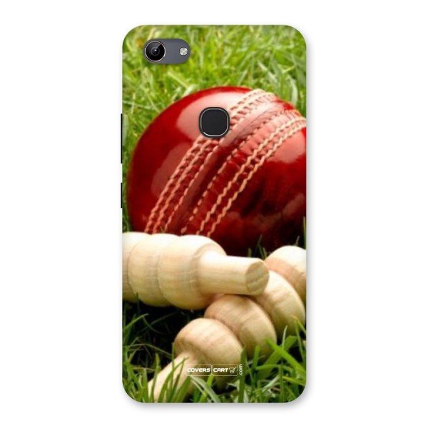 Cricket Ball and Stumps Back Case for Vivo Y81