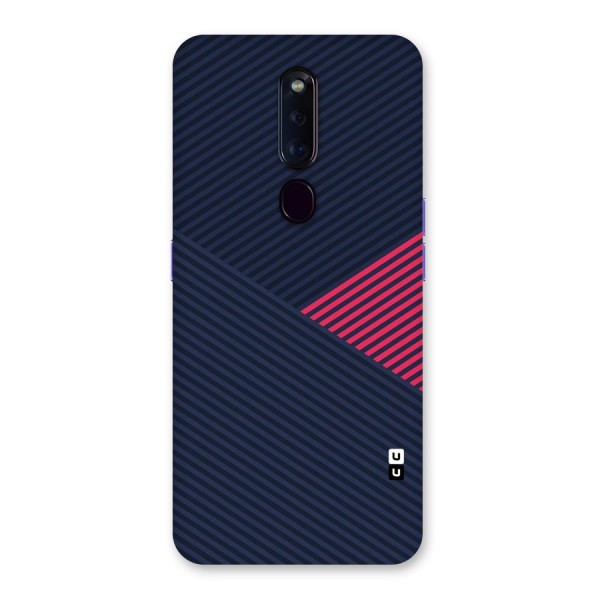 Criscros Stripes Back Case for Oppo F11 Pro