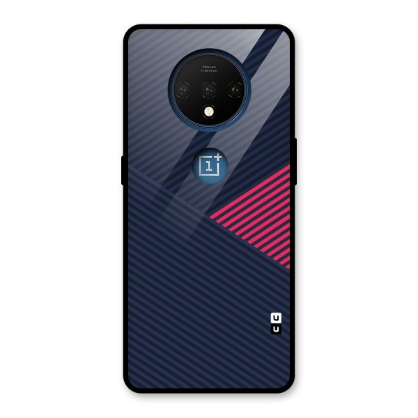 Criscros Stripes Glass Back Case for OnePlus 7T