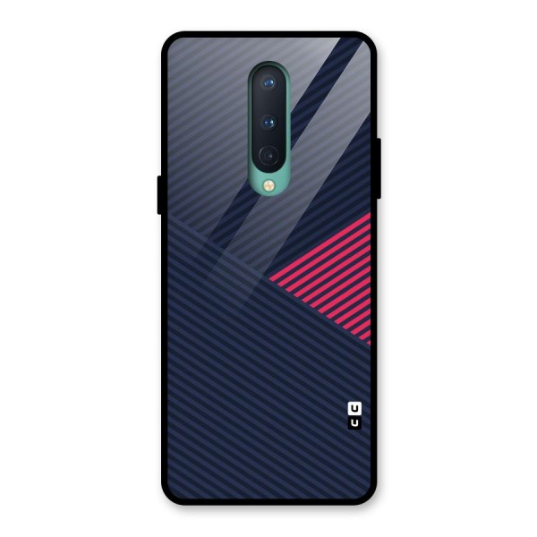 Criscros Stripes Glass Back Case for OnePlus 8