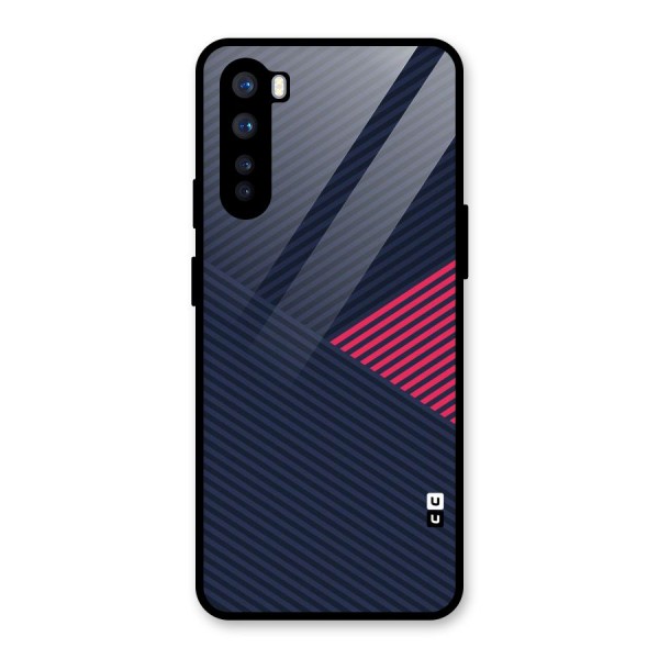 Criscros Stripes Glass Back Case for OnePlus Nord