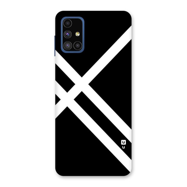 CrissCross Lines Back Case for Galaxy M51