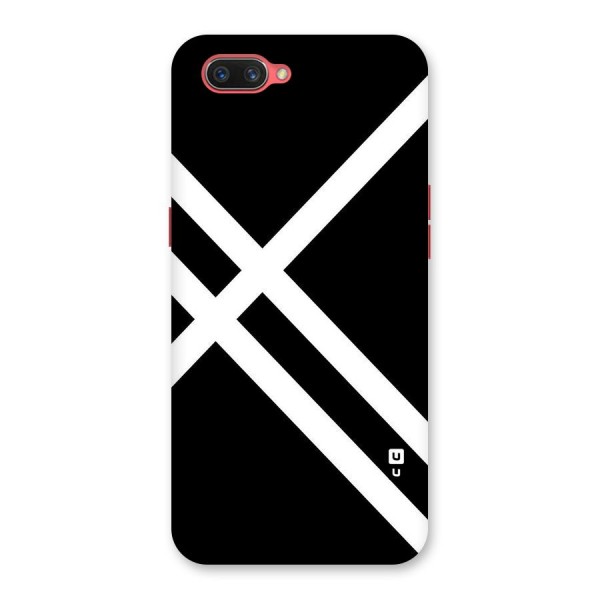 CrissCross Lines Back Case for Oppo A3s