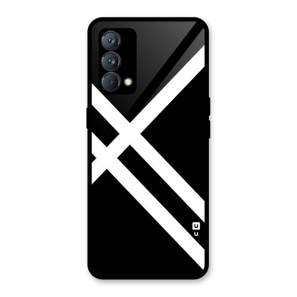 CrissCross Lines Glass Back Case for Realme GT Master Edition