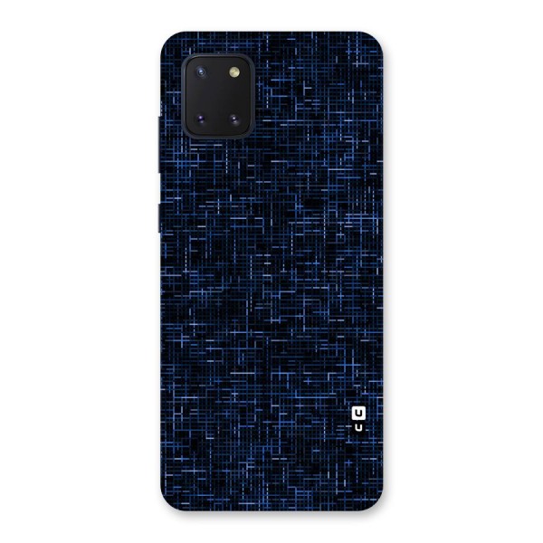 Criss Cross Blue Pattern Back Case for Galaxy Note 10 Lite