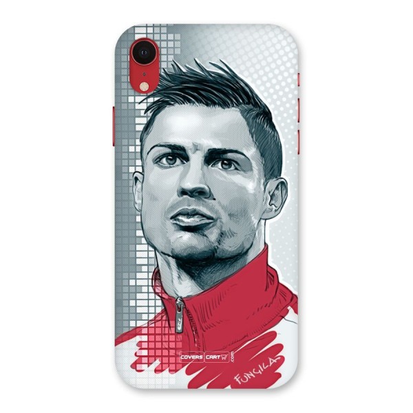 Cristiano Ronaldo Sketch Back Case for iPhone XR