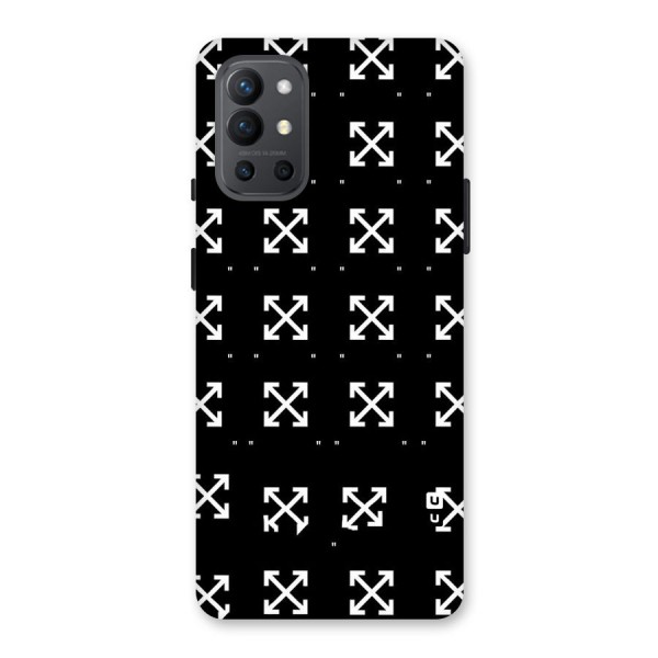 Cross Arrow Black Back Case for OnePlus 9R