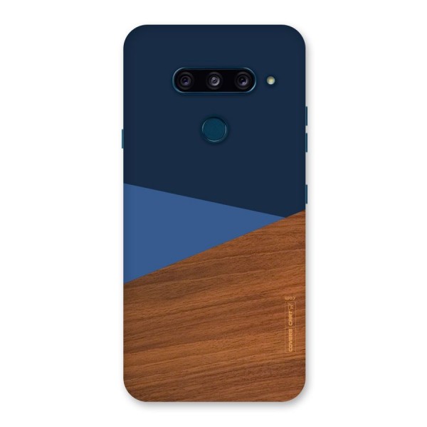Crossed Lines Pattern Back Case for LG  V40 ThinQ
