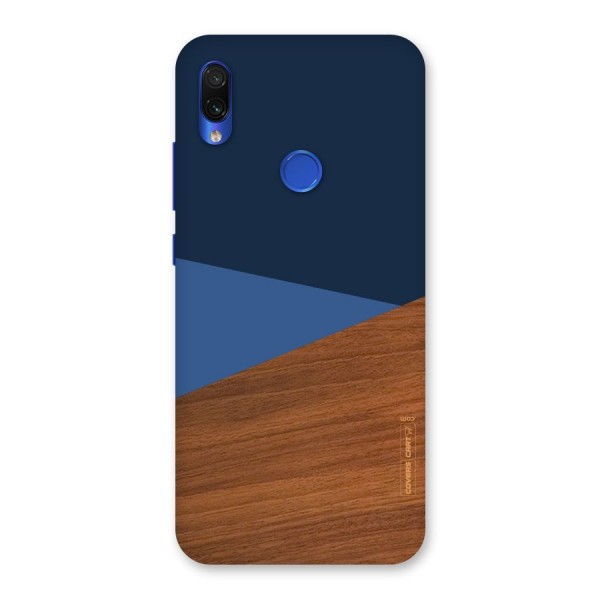 Crossed Lines Pattern Back Case for Redmi Note 7S