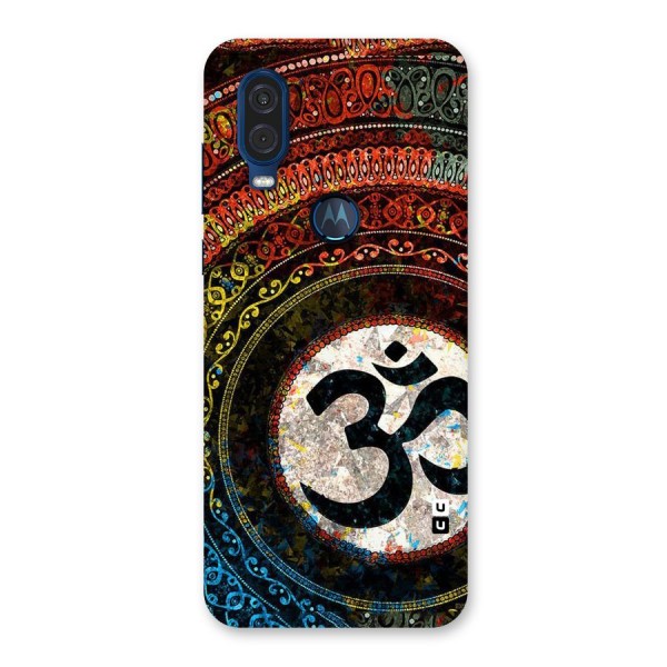 Culture Om Design Back Case for Motorola One Vision