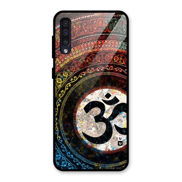 Culture Om Design Glass Back Case for Galaxy A50
