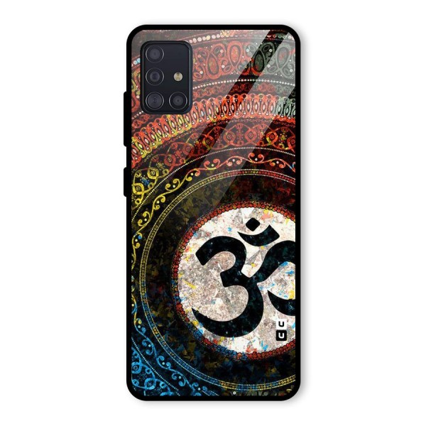 Culture Om Design Glass Back Case for Galaxy A51