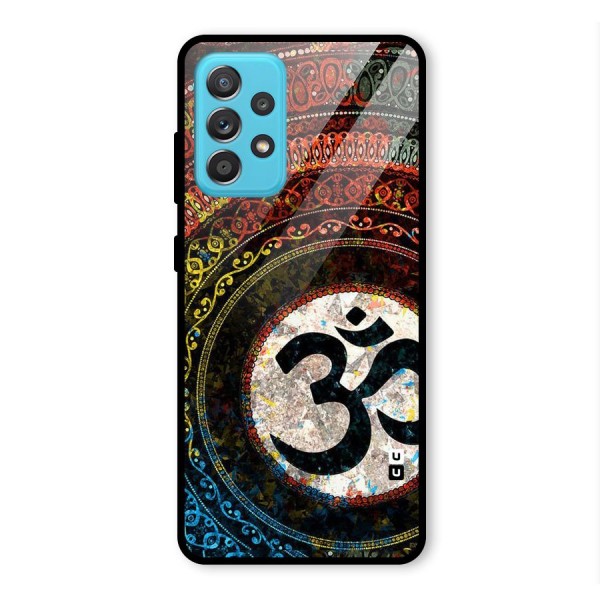 Culture Om Design Glass Back Case for Galaxy A52s 5G