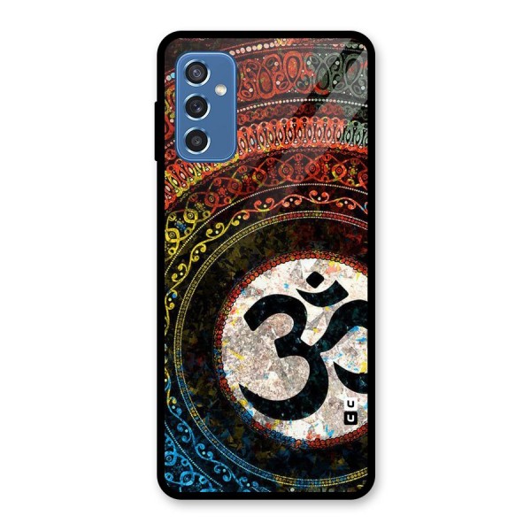 Culture Om Design Glass Back Case for Galaxy M52 5G