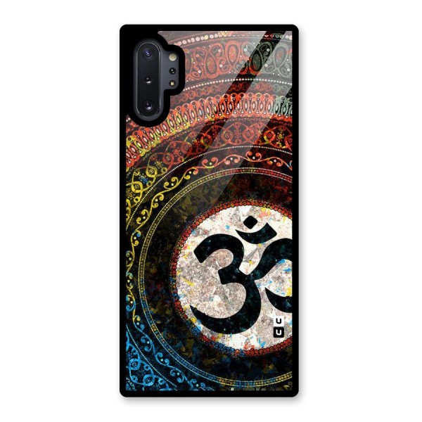 Culture Om Design Glass Back Case for Galaxy Note 10 Plus