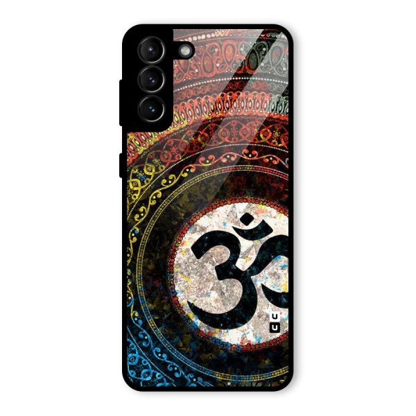 Culture Om Design Glass Back Case for Galaxy S21 Plus