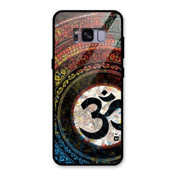Culture Om Design Glass Back Case for Galaxy S8