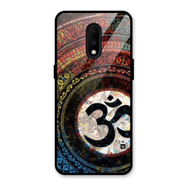 Culture Om Design Glass Back Case for OnePlus 7