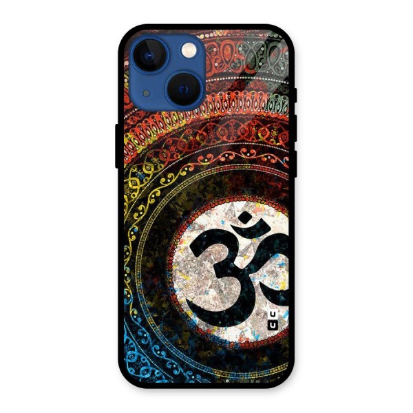 Culture Om Design Glass Back Case for iPhone 13 Mini