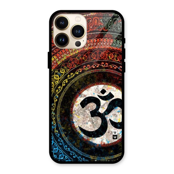 Culture Om Design Glass Back Case for iPhone 13 Pro Max