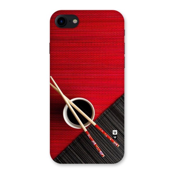 Cup Chopsticks Back Case for iPhone SE 2020