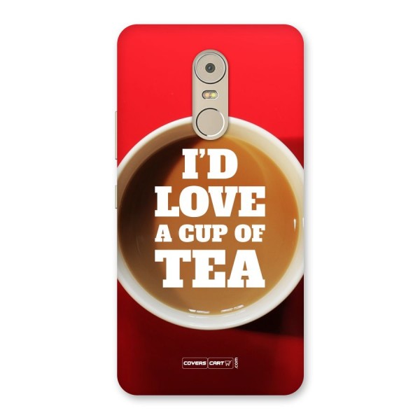 Cup of Tea Back Case for Lenovo K6 Note