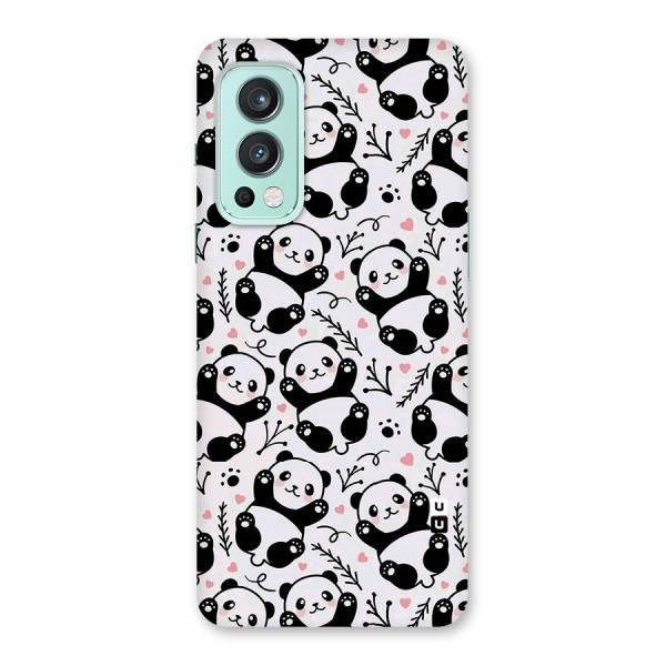 Cute Adorable Panda Pattern Back Case for OnePlus Nord 2 5G