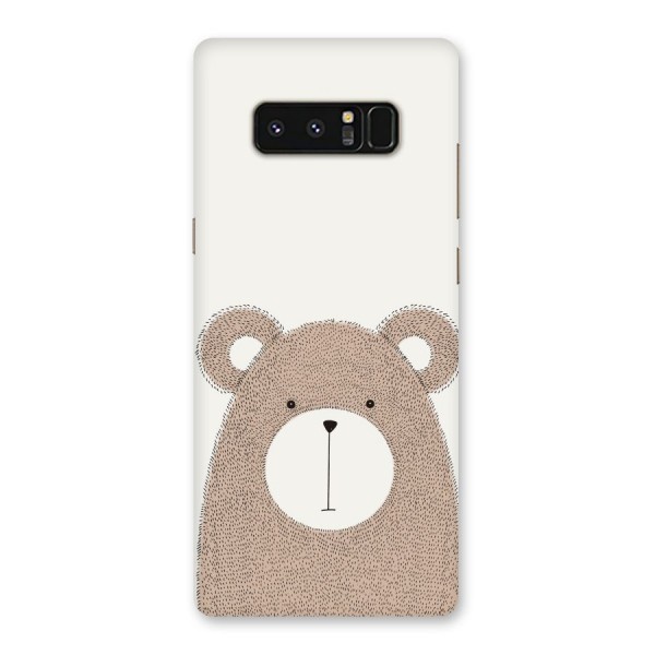 Cute Bear Back Case for Galaxy Note 8
