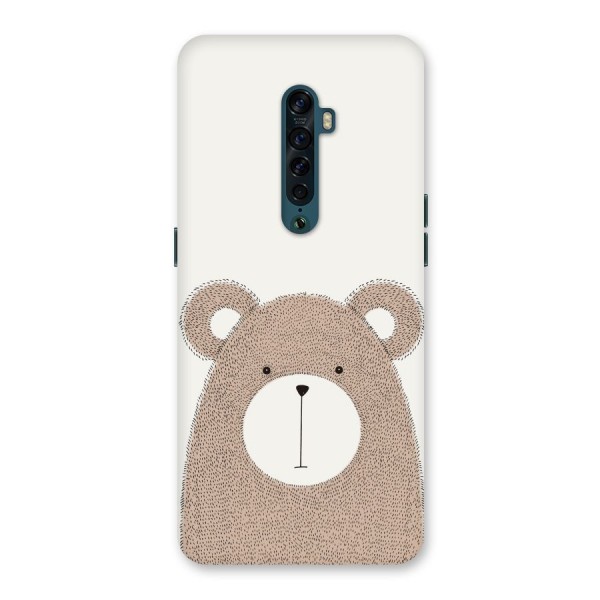 Cute Bear Back Case for Oppo Reno2
