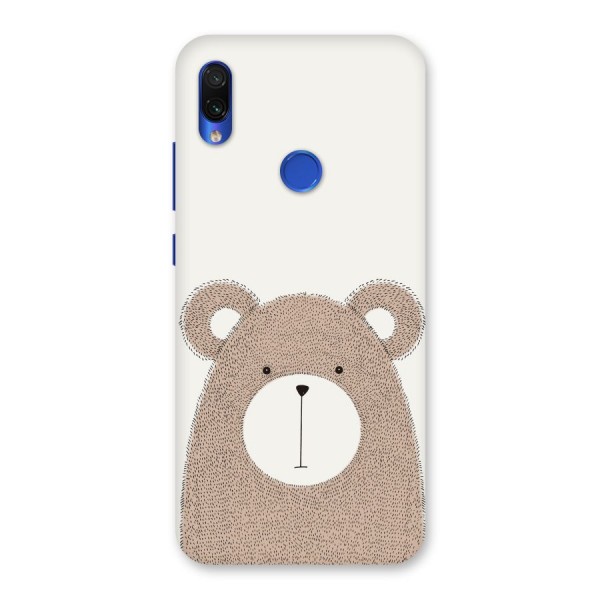 Cute Bear Back Case for Redmi Note 7S