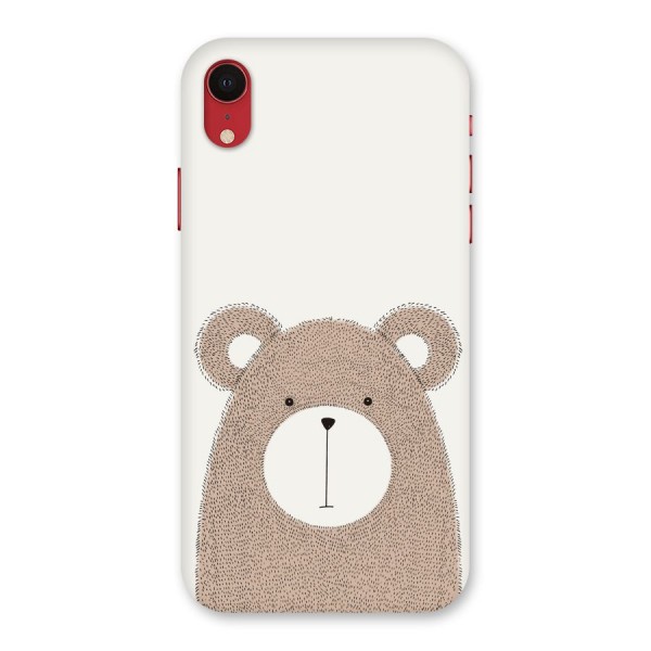 Cute Bear Back Case for iPhone XR