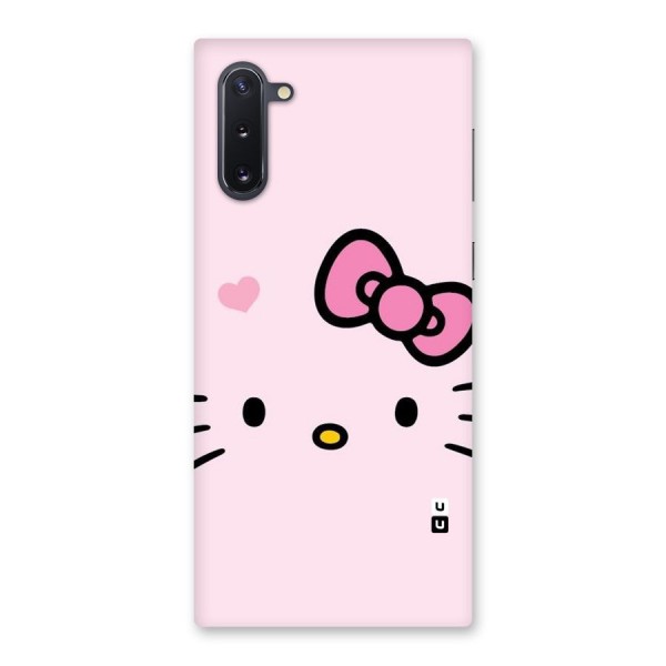 Cute Bow Face Back Case for Galaxy Note 10