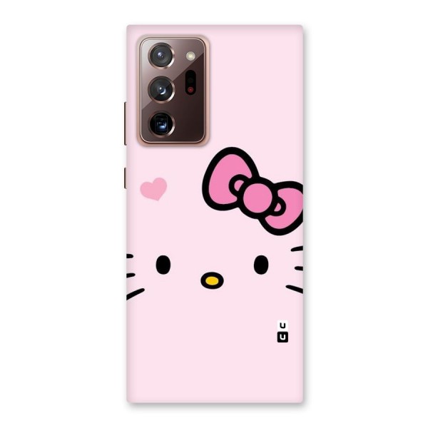 Cute Bow Face Back Case for Galaxy Note 20 Ultra