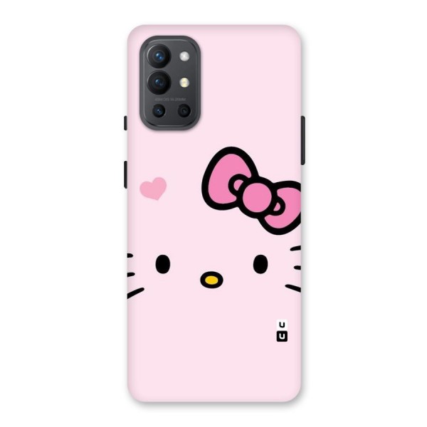 Cute Bow Face Back Case for OnePlus 9R