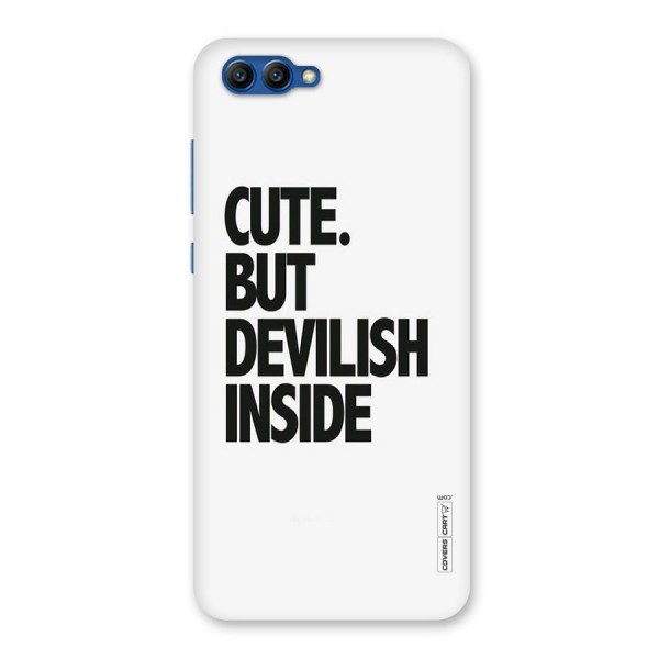 Cute But Devil Back Case for Honor View 10