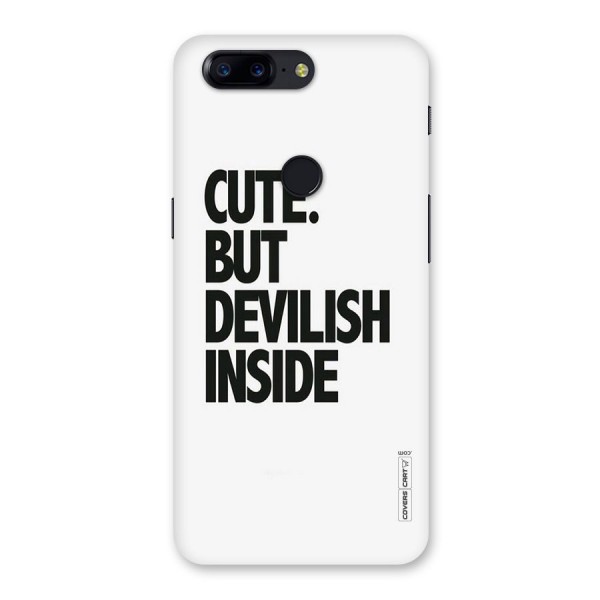 Cute But Devil Back Case for OnePlus 5T