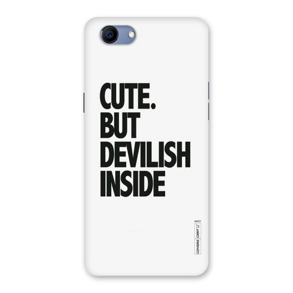 Cute But Devil Back Case for Oppo Realme 1