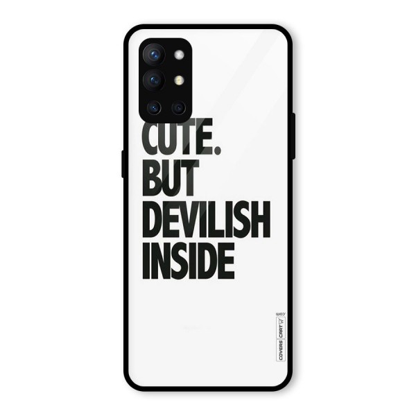 Cute But Devil Glass Back Case for OnePlus 9R