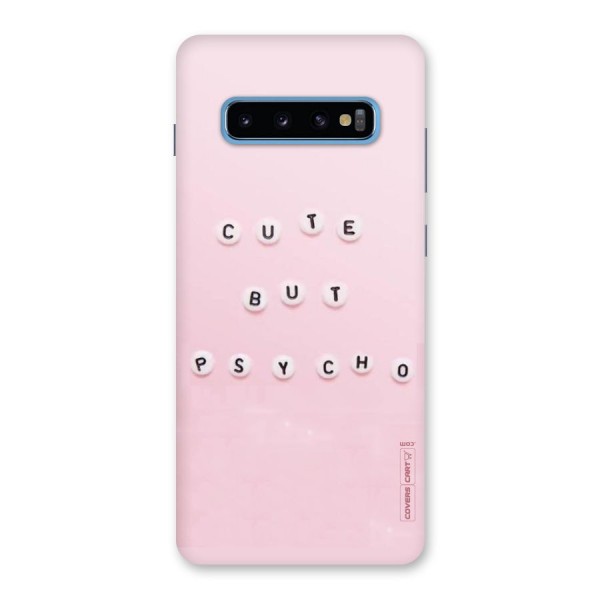 Cute But Psycho Back Case for Galaxy S10 Plus
